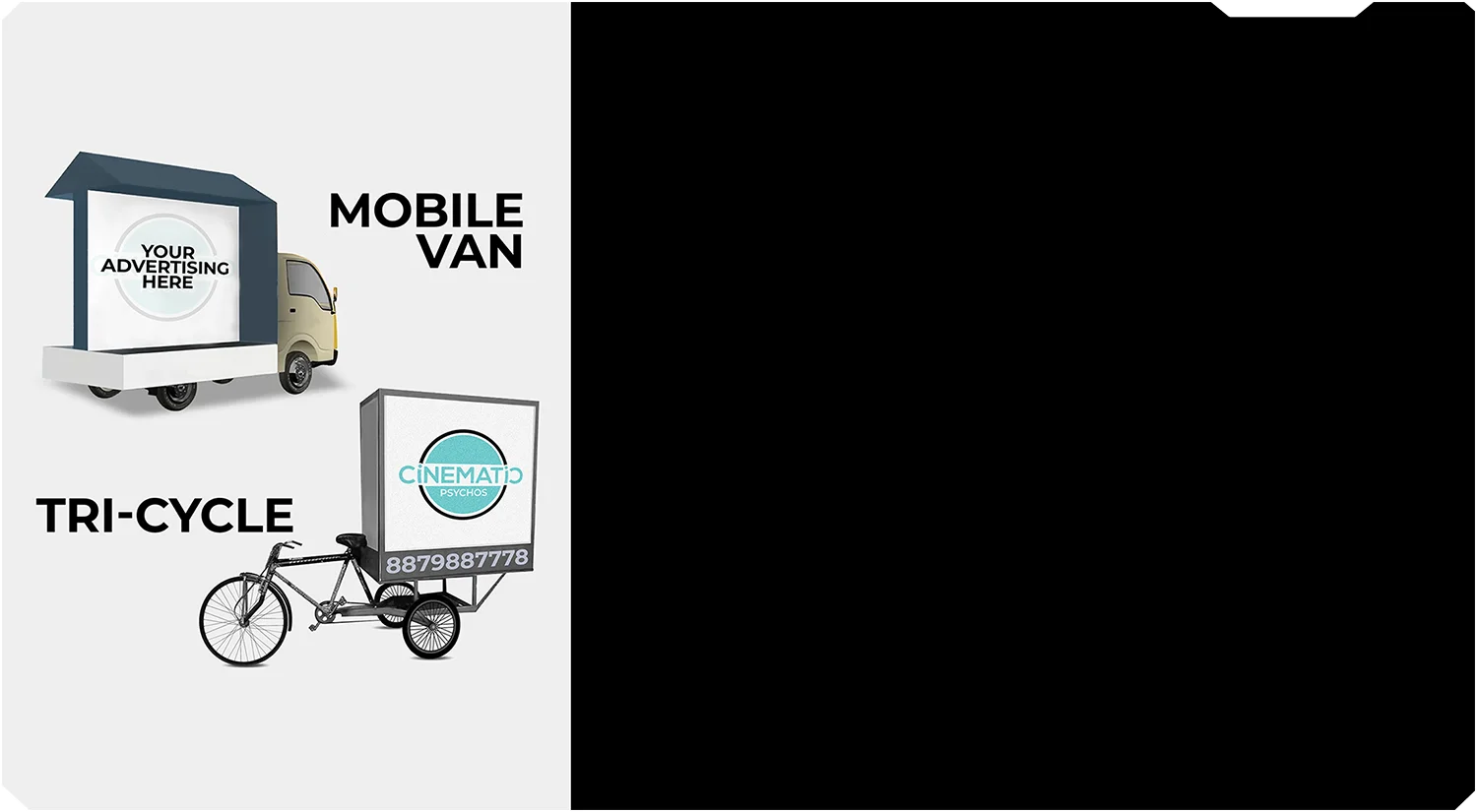 Tricycle and Mobile vans image